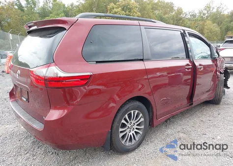 2020 Toyota Sienna Xle from USA, damaged, VIN 5TDYZ3DC6LS084499